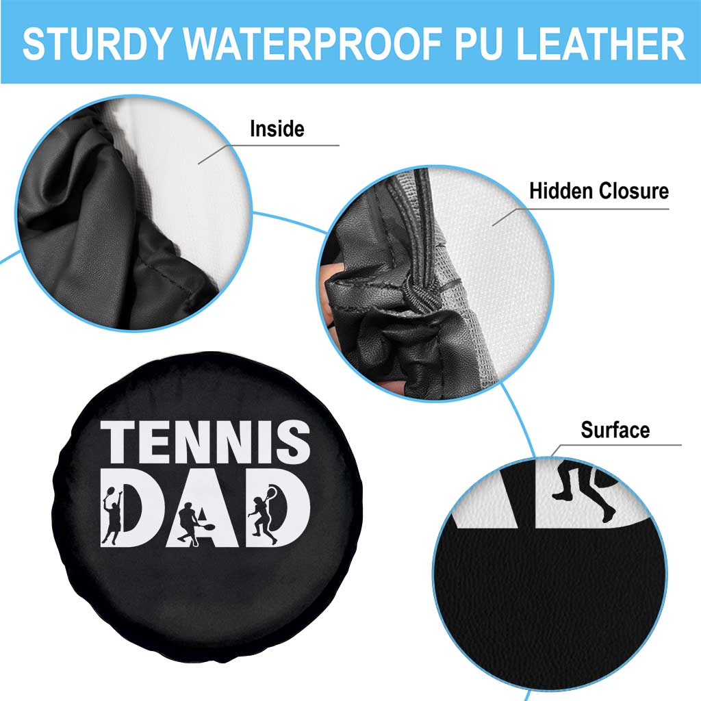 Funny Tennis Dad Life Spare Tire Cover Tennis Player Gift TS12 Print Your Wear