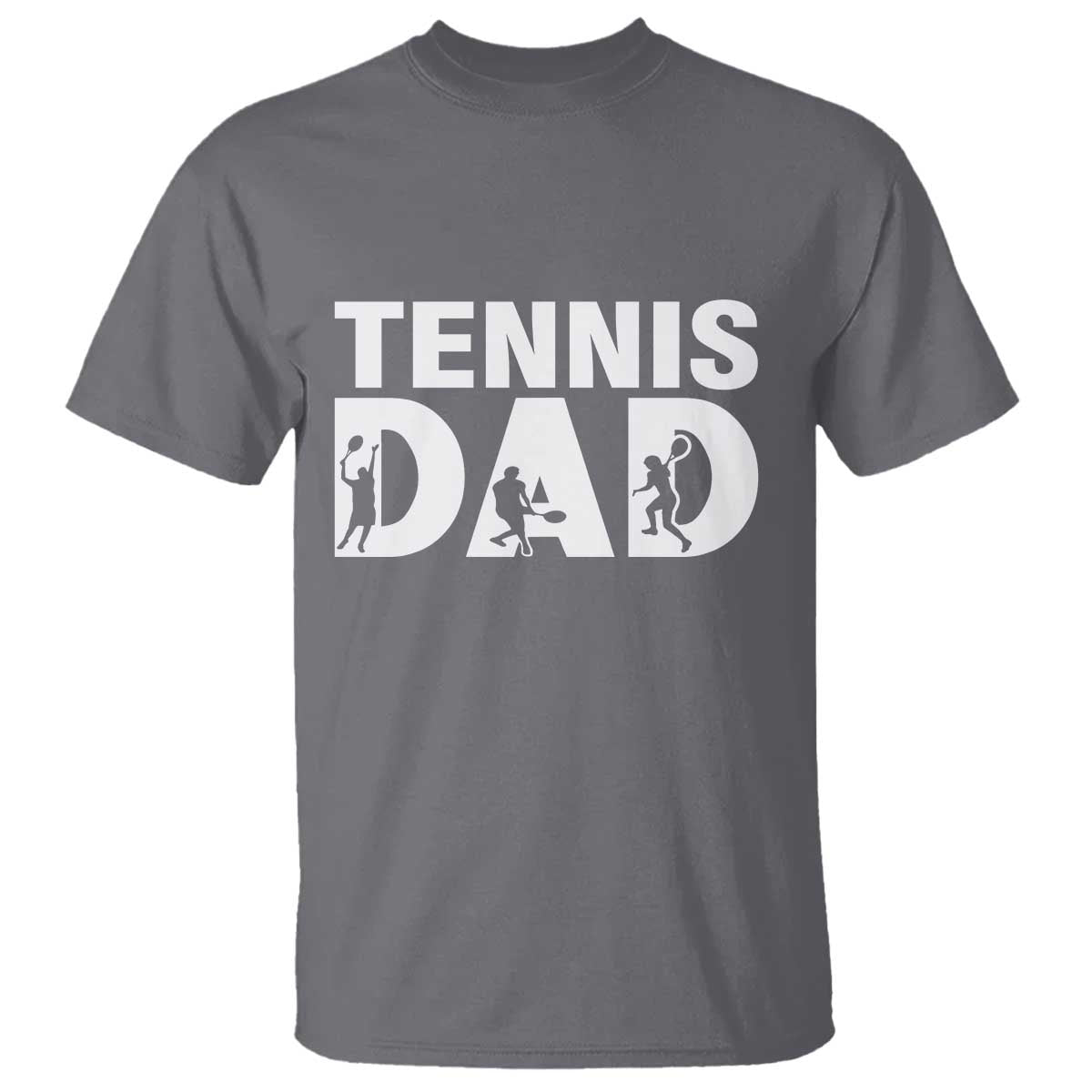 Funny Tennis Dad Life T Shirt Tennis Player Gift TS12 Charcoal Print Your Wear
