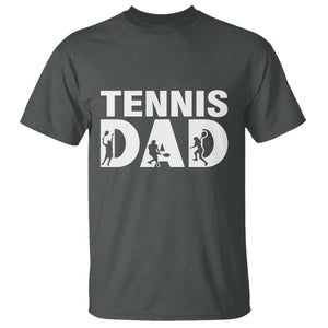 Funny Tennis Dad Life T Shirt Tennis Player Gift TS12 Dark Heather Print Your Wear