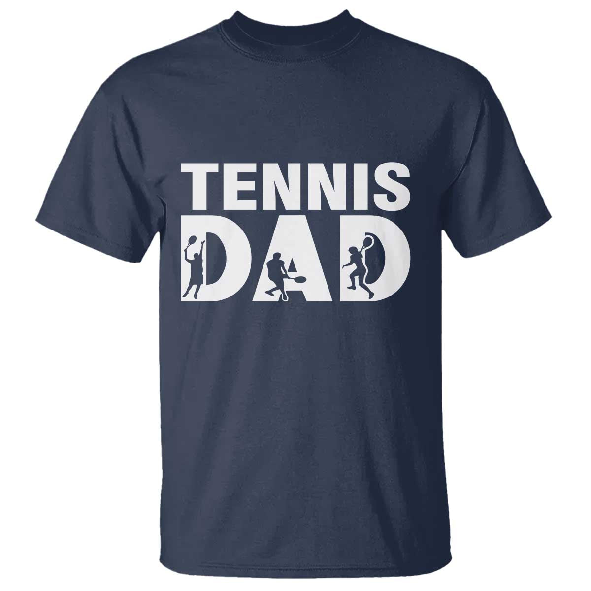 Funny Tennis Dad Life T Shirt Tennis Player Gift TS12 Navy Print Your Wear
