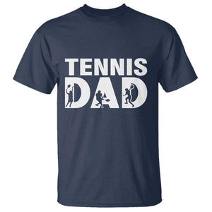Funny Tennis Dad Life T Shirt Tennis Player Gift TS12 Navy Print Your Wear