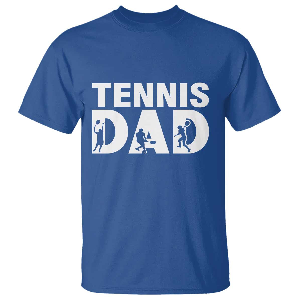 Funny Tennis Dad Life T Shirt Tennis Player Gift TS12 Royal Blue Print Your Wear