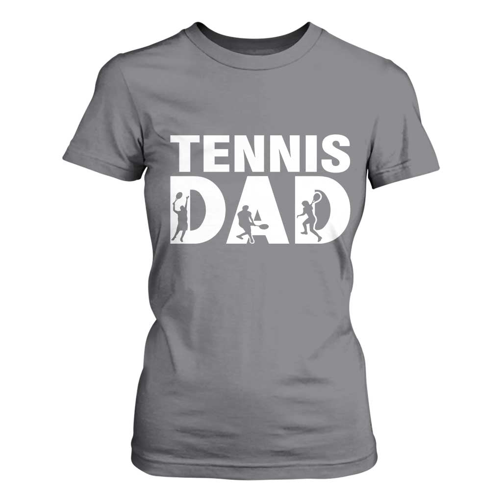 Funny Tennis Dad Life T Shirt For Women Tennis Player Gift TS12 Charcoal Print Your Wear