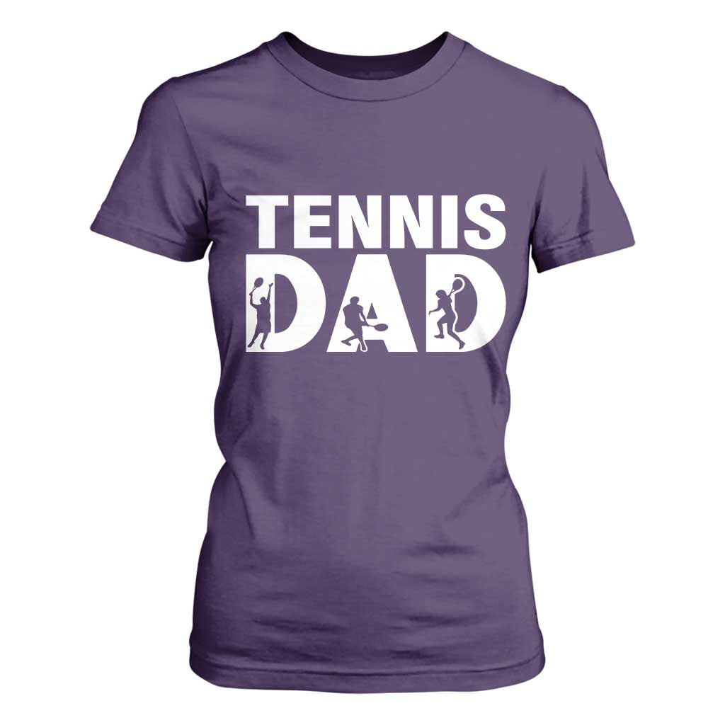 Funny Tennis Dad Life T Shirt For Women Tennis Player Gift TS12 Purple Print Your Wear