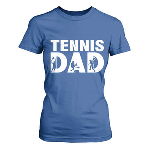 Funny Tennis Dad Life T Shirt For Women Tennis Player Gift TS12 Royal Blue Print Your Wear