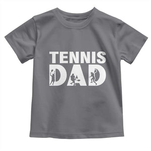 Funny Tennis Dad Life Toddler T Shirt Tennis Player Gift TS12 Charcoal Print Your Wear