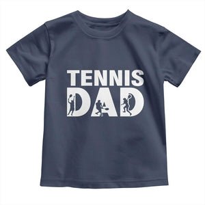 Funny Tennis Dad Life Toddler T Shirt Tennis Player Gift TS12 Navy Print Your Wear