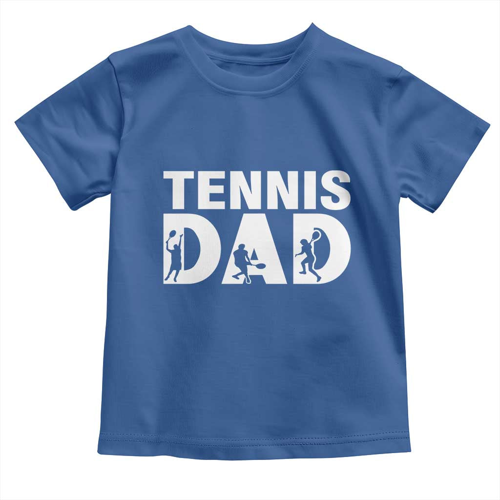 Funny Tennis Dad Life Toddler T Shirt Tennis Player Gift TS12 Royal Blue Print Your Wear