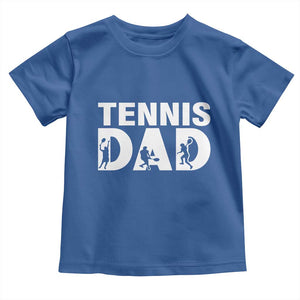 Funny Tennis Dad Life Toddler T Shirt Tennis Player Gift TS12 Royal Blue Print Your Wear