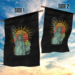 Funny Statue Of Liberty Tennis Player Garden Flag Patriotic Sports Lover TS12 Print Your Wear