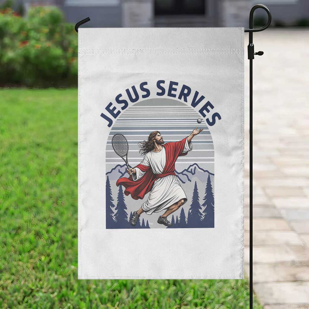 Christian Tennis Lover Gift Garden Flag Funny Christian Gift TS12 Print Your Wear