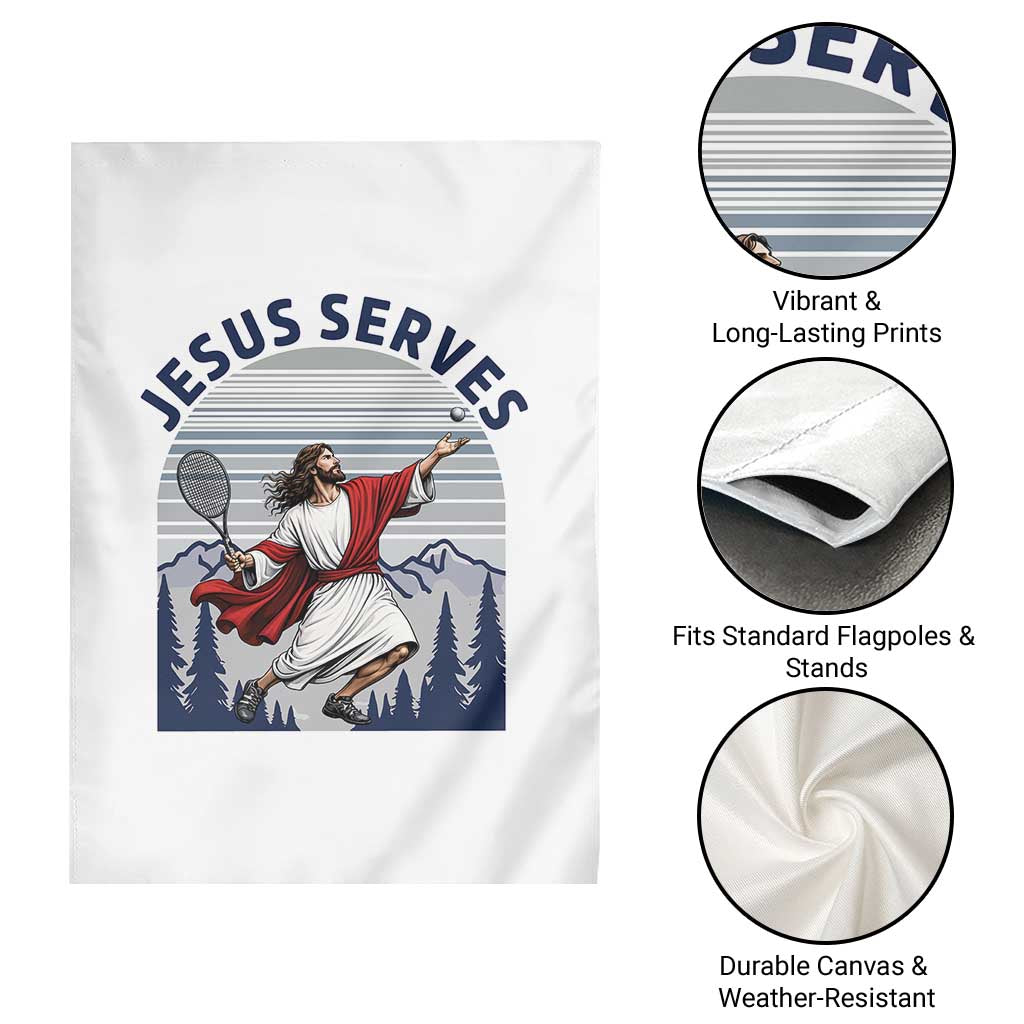 Christian Tennis Lover Gift Garden Flag Funny Christian Gift TS12 Print Your Wear