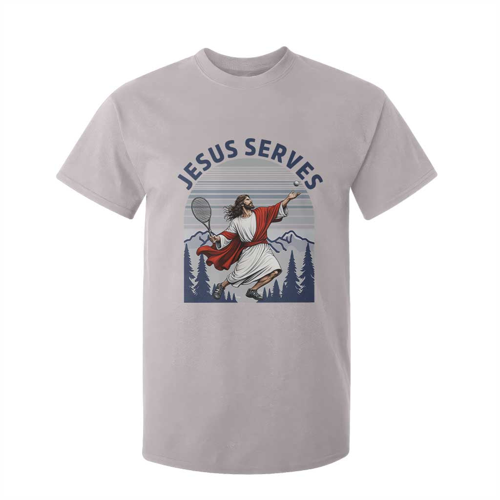 Christian Tennis Lover Gift T Shirt For Kid Funny Christian Gift TS12 Ice Gray Print Your Wear