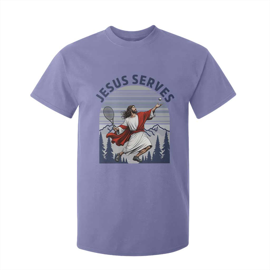 Christian Tennis Lover Gift T Shirt For Kid Funny Christian Gift TS12 Violet Print Your Wear