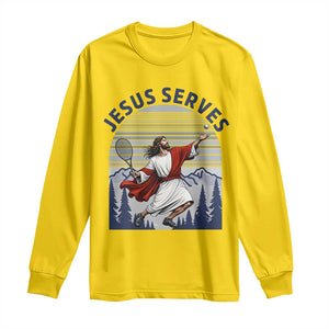 Christian Tennis Lover Gift Long Sleeve Shirt Funny Christian Gift TS12 Daisy Print Your Wear
