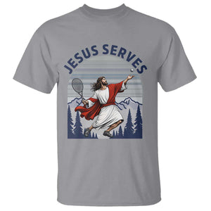 Christian Tennis Lover Gift T Shirt Funny Christian Gift TS12 Sport Gray Print Your Wear