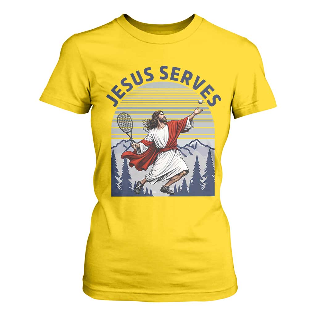 Christian Tennis Lover Gift T Shirt For Women Funny Christian Gift TS12 Daisy Print Your Wear