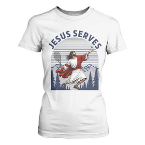 Christian Tennis Lover Gift T Shirt For Women Funny Christian Gift TS12 White Print Your Wear
