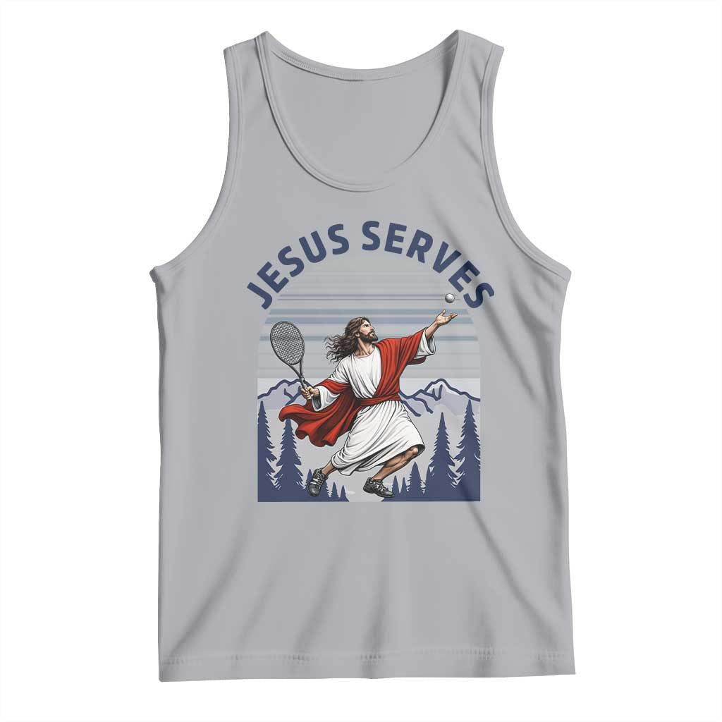 Christian Tennis Lover Gift Tank Top Funny Christian Gift TS12 Athletic Heather Print Your Wear