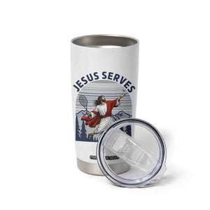 Christian Tennis Lover Gift Tumbler Cup Funny Christian Gift TS12 Print Your Wear