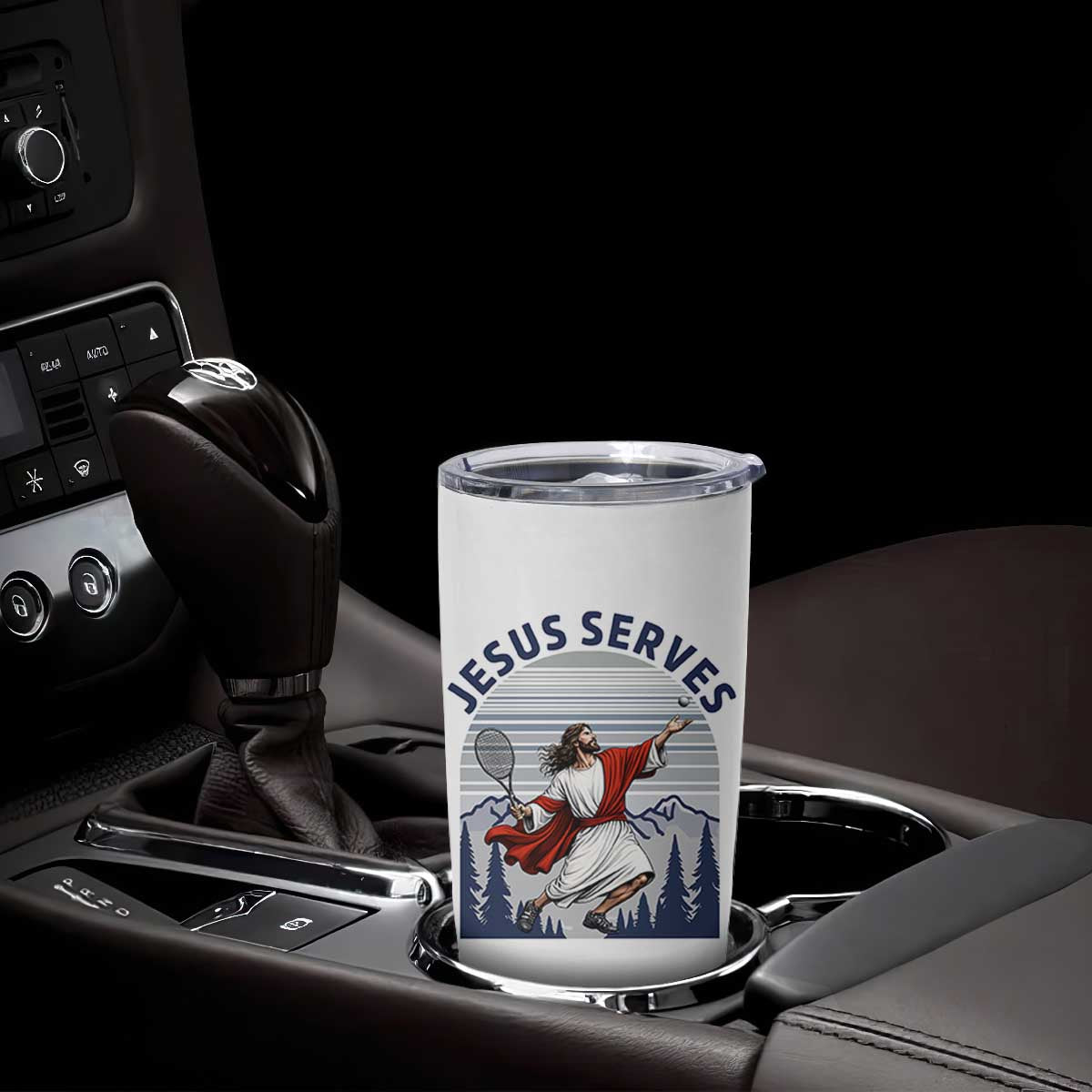 Christian Tennis Lover Gift Tumbler Cup Funny Christian Gift TS12 Print Your Wear