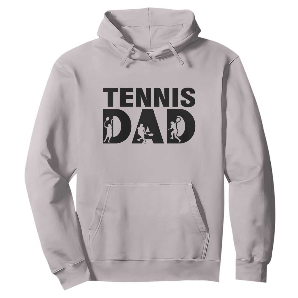 Funny Tennis Dad Life Hoodie Sport Lover Gift TS12 Ice Gray Print Your Wear