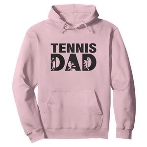 Funny Tennis Dad Life Hoodie Sport Lover Gift TS12 Light Pink Print Your Wear