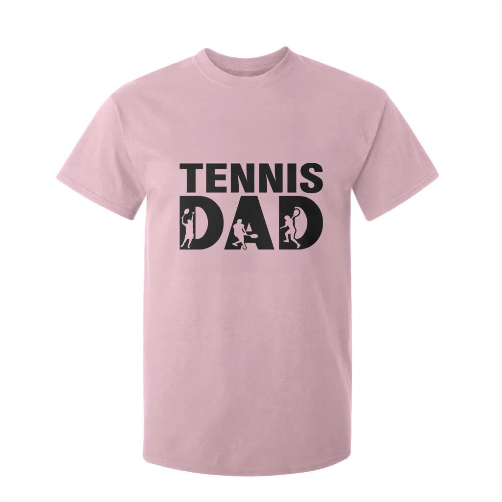 Funny Tennis Dad Life T Shirt For Kid Sport Lover Gift TS12 Light Pink Print Your Wear