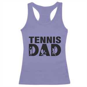 Funny Tennis Dad Life Racerback Tank Top Sport Lover Gift TS12 Violet Print Your Wear