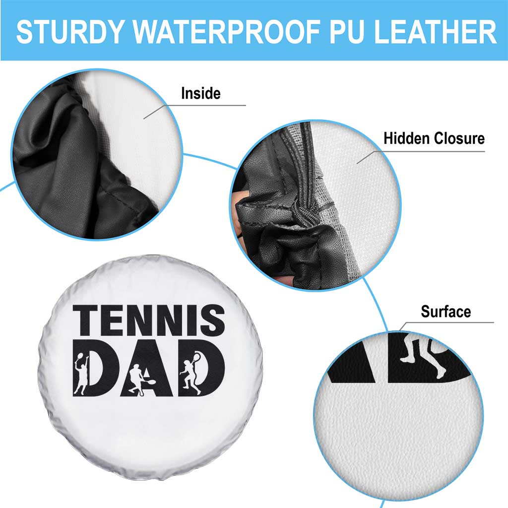 Funny Tennis Dad Life Spare Tire Cover Sport Lover Gift TS12 Print Your Wear