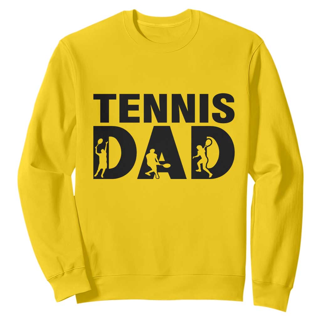 Funny Tennis Dad Life Sweatshirt Sport Lover Gift TS12 Daisy Print Your Wear