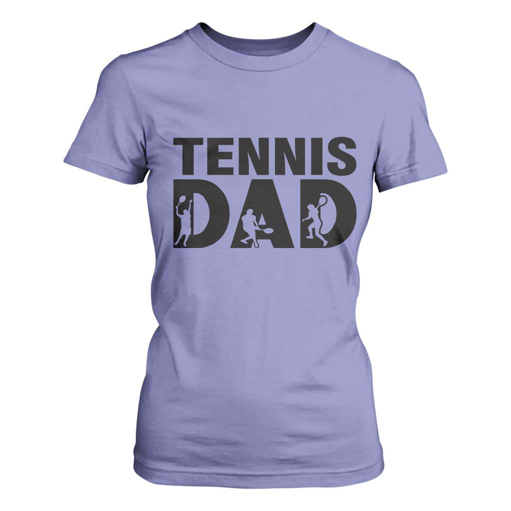Funny Tennis Dad Life T Shirt For Women Sport Lover Gift TS12 Violet Print Your Wear