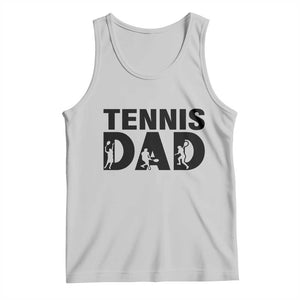 Funny Tennis Dad Life Tank Top Sport Lover Gift TS12 Ash Print Your Wear