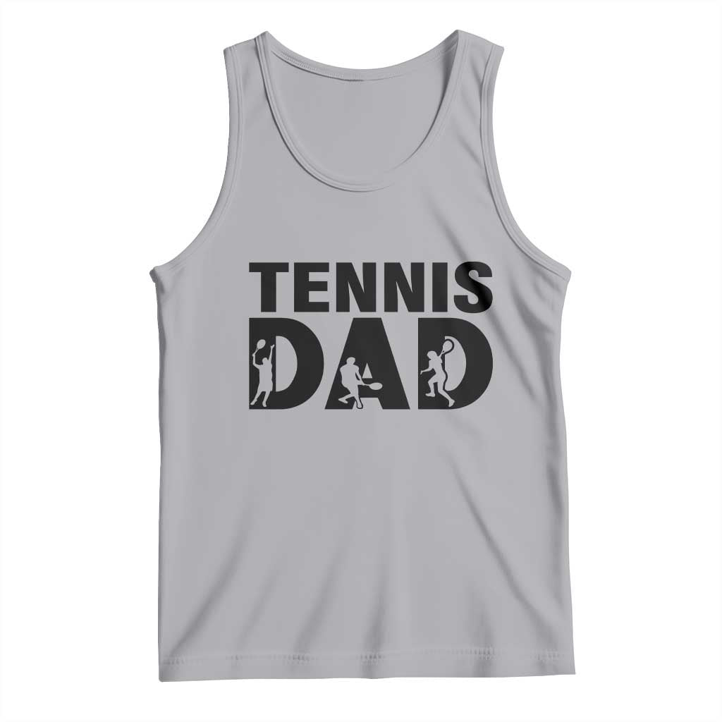 Funny Tennis Dad Life Tank Top Sport Lover Gift TS12 Athletic Heather Print Your Wear