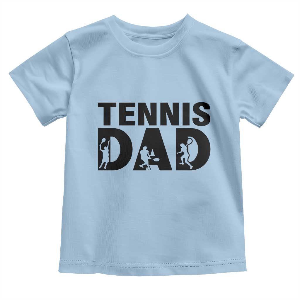 Funny Tennis Dad Life Toddler T Shirt Sport Lover Gift TS12 Light Blue Print Your Wear