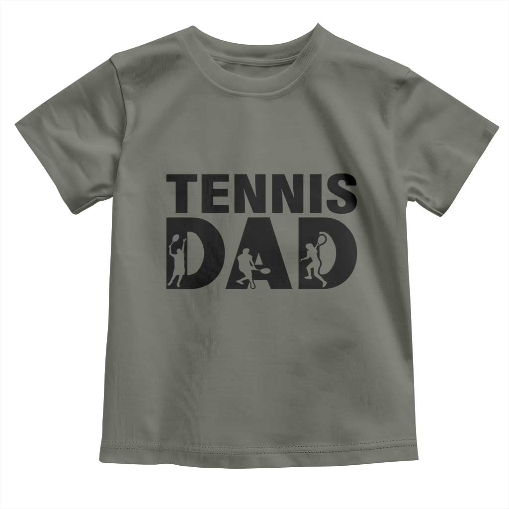 Funny Tennis Dad Life Toddler T Shirt Sport Lover Gift TS12 Military Green Print Your Wear