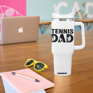 Funny Tennis Dad Life Tumbler With Handle Sport Lover Gift TS12 Print Your Wear