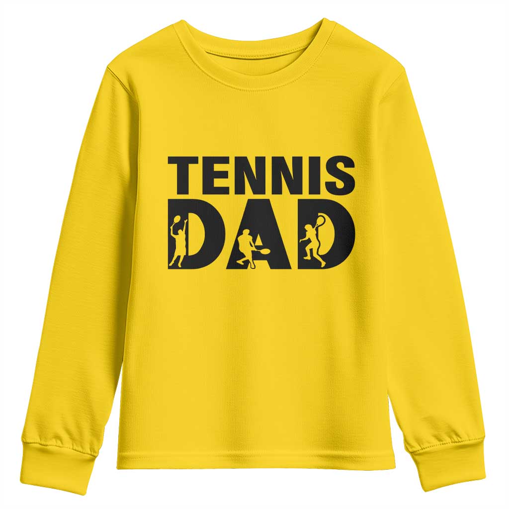 Funny Tennis Dad Life Youth Sweatshirt Sport Lover Gift TS12 Daisy Print Your Wear