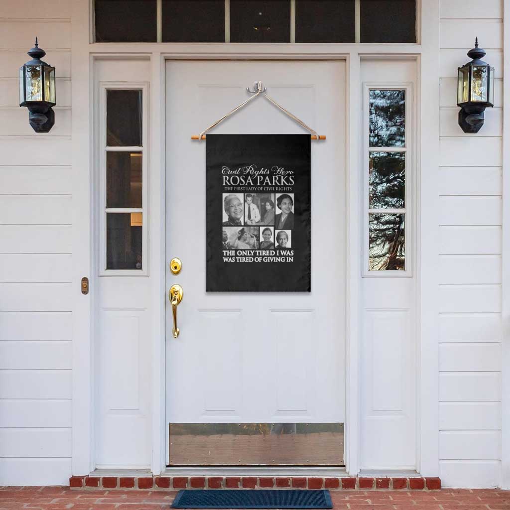 Rosa Parks Mother Of The Civil Rights Movement Garden Flag Black History Salutes TS12 Print Your Wear