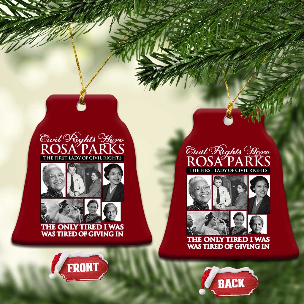 Rosa Parks Mother Of The Civil Rights Movement Ceramic Ornament Black History Salutes TS12 Print Your Wear