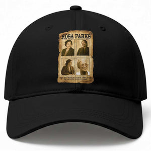 Vintage Rosa Parks Baseball Cap Courage And Justice Quote TS12 Print Your Wear