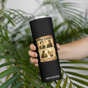 Vintage Rosa Parks Skinny Tumbler Courage And Justice Quote TS12 Print Your Wear