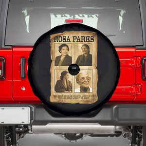 Vintage Rosa Parks Spare Tire Cover Courage And Justice Quote TS12 Black Print Your Wear