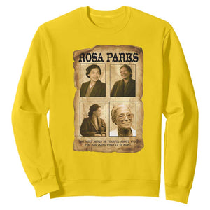 Vintage Rosa Parks Sweatshirt Courage And Justice Quote TS12 Daisy Print Your Wear