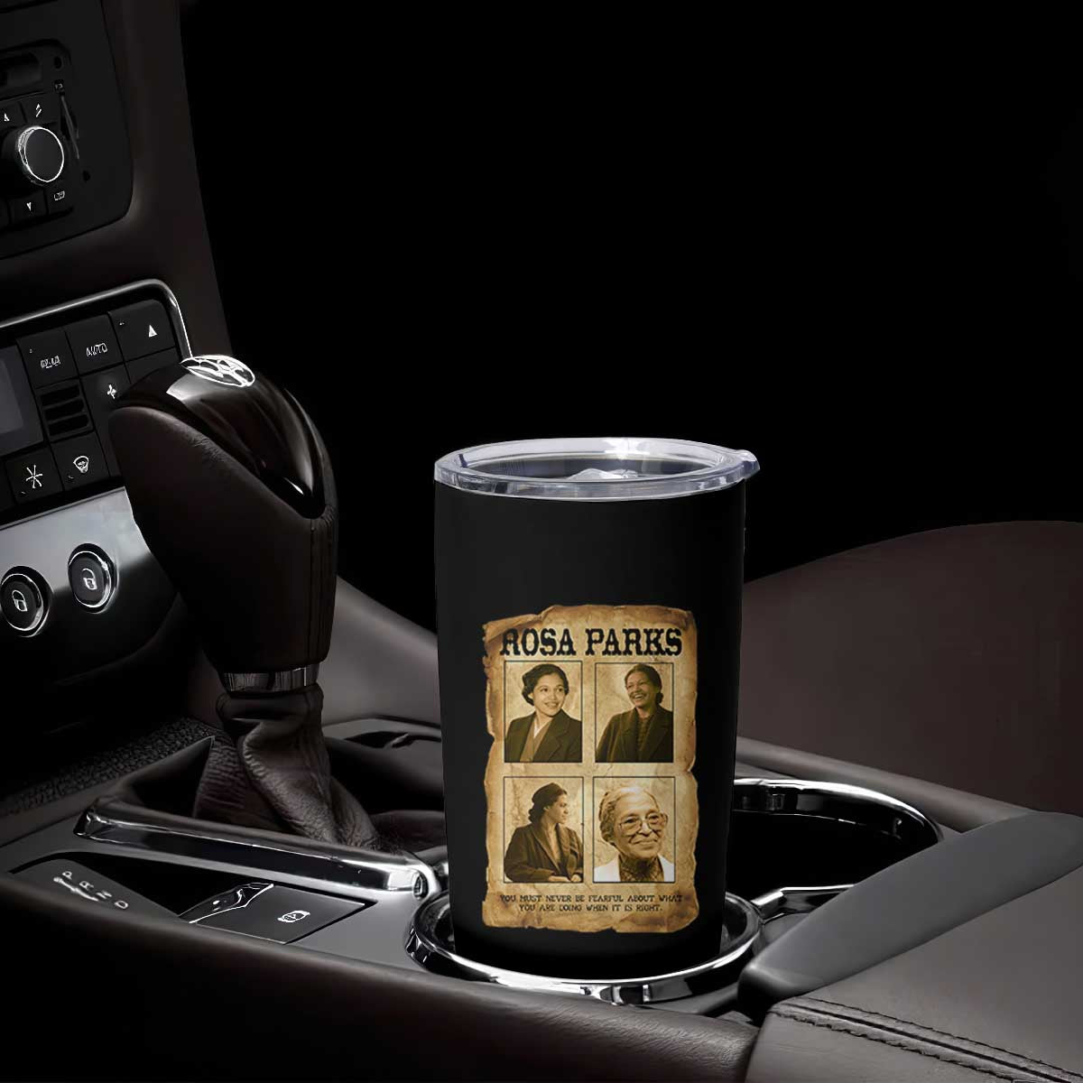 Vintage Rosa Parks Tumbler Cup Courage And Justice Quote TS12 Print Your Wear