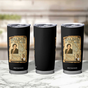 Vintage Newspaper Rosa Parks Tumbler Cup Civil Rights Hero TS12 Print Your Wear