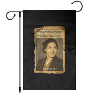 Vintage Rosa Parks Garden Flag First Lady Of Civil Rights TS12 Black Print Your Wear