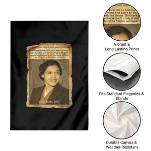 Vintage Rosa Parks Garden Flag First Lady Of Civil Rights TS12 Print Your Wear