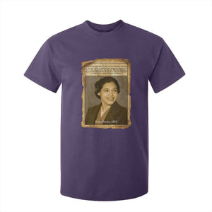 Vintage Rosa Parks T Shirt For Kid First Lady Of Civil Rights TS12 Purple Print Your Wear