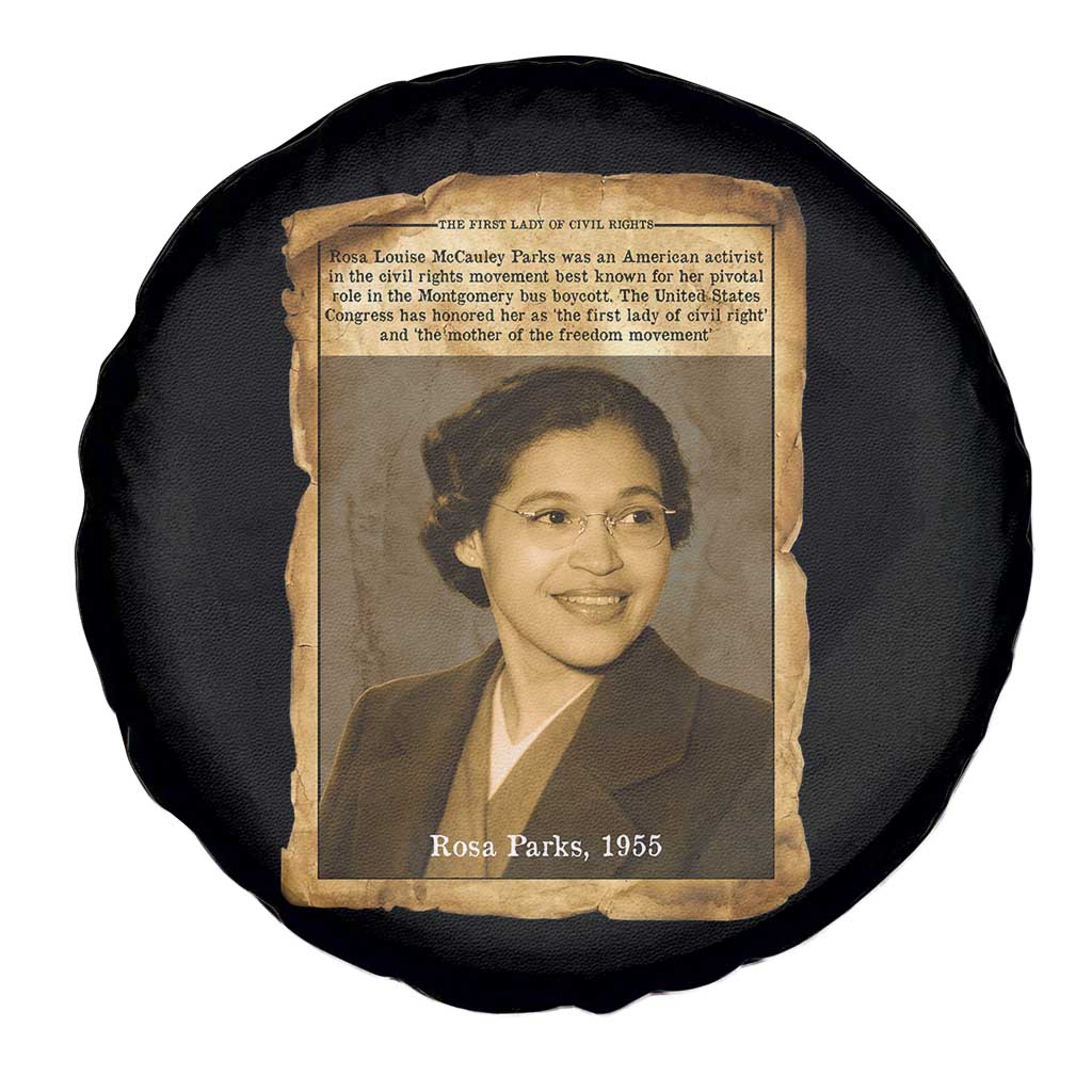Vintage Rosa Parks Spare Tire Cover First Lady Of Civil Rights TS12 Print Your Wear